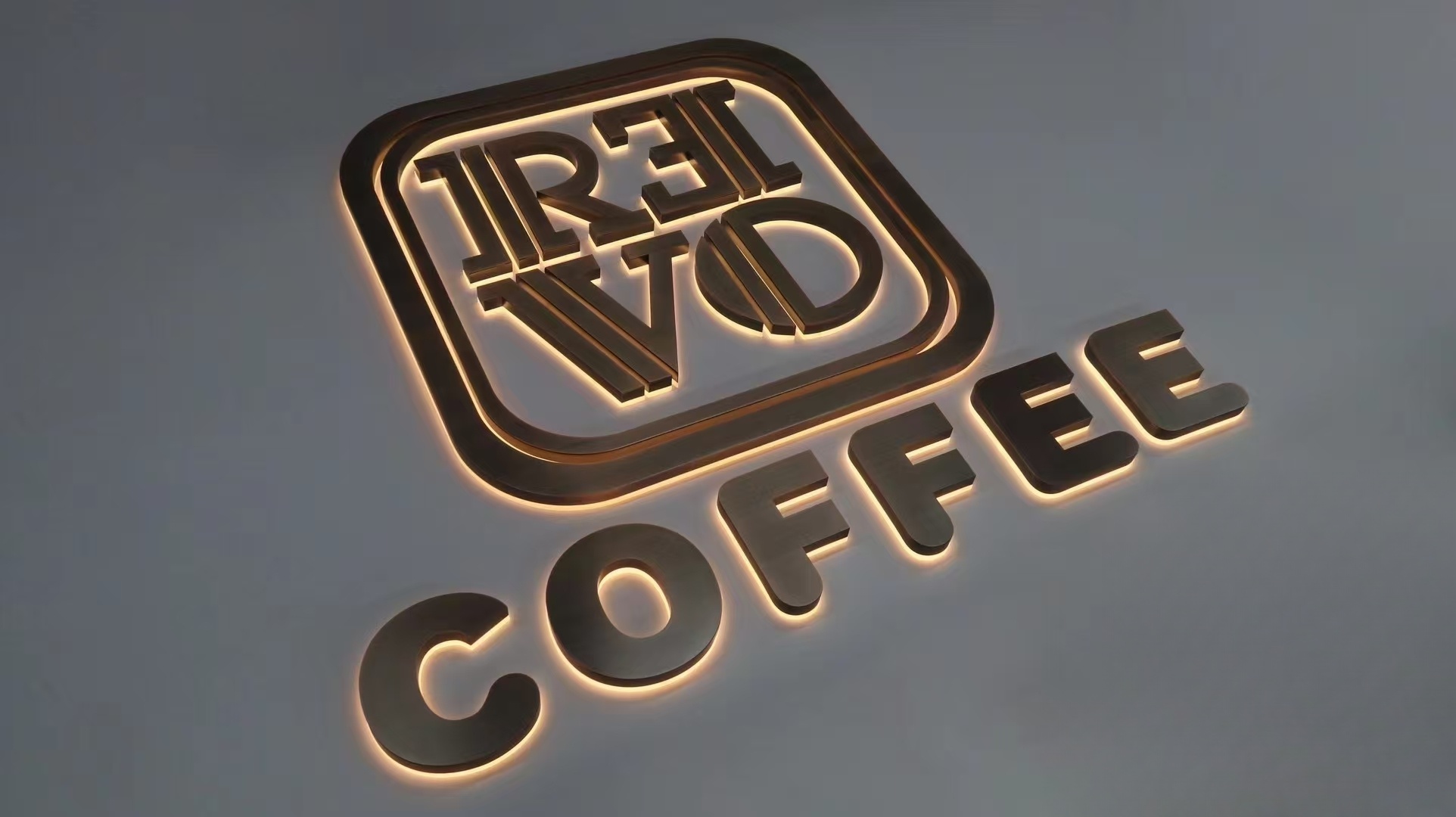 High-End LED Halo Lit 3D Letter Signs Manufacturer